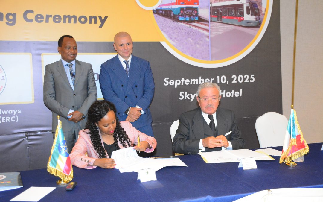 10/09/2025 – COIPA Italia S.p.A. signs Strategic Partnership Agreement with Ethiopian Railways Corporation (ERC), marking official entry into Ethiopia’s railway sector.